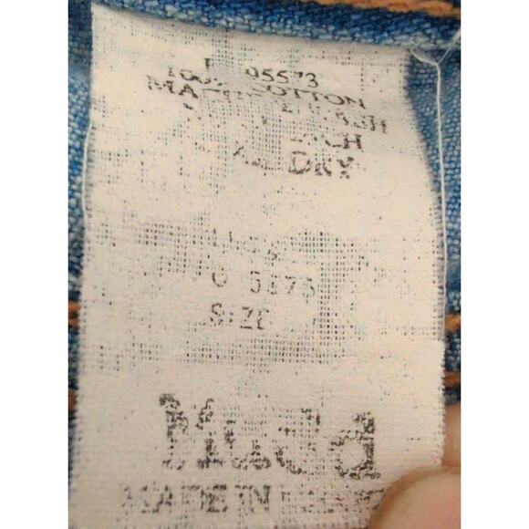 VTG Y2K Mudd Blue Denim Carpenter Shorts Medium High Rise Grunge Casual Retro - Picture 7 of 7